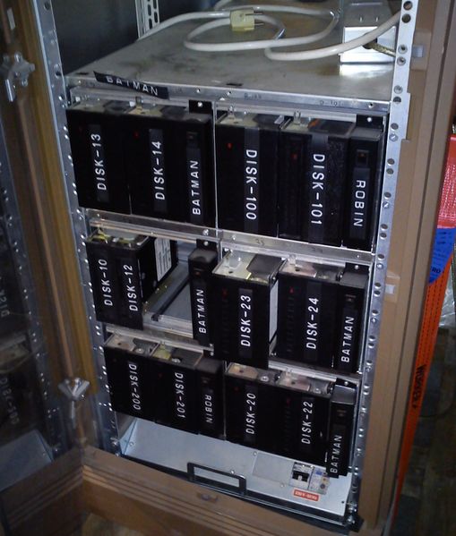 File:Filestore 3 SCSI disks.jpg